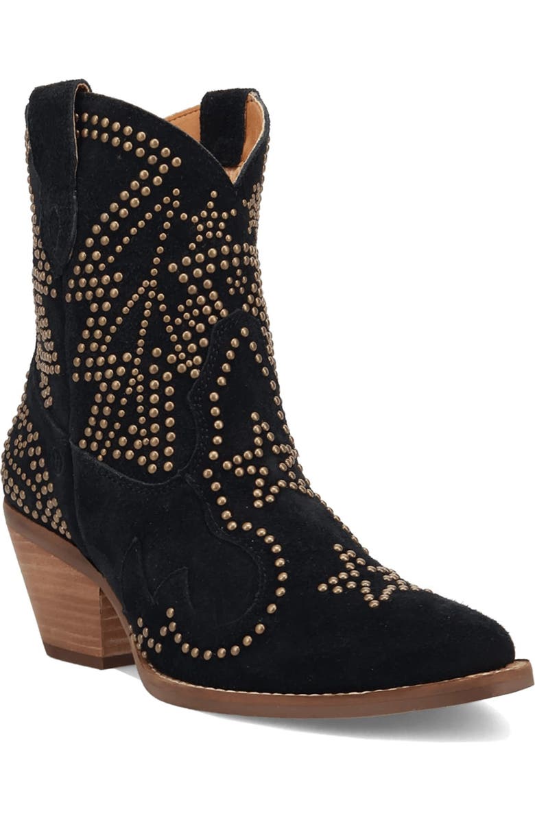 Dingo Seein' Stars Western Boot, Main, color, Black