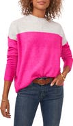 Vince Camuto Extended Shoulder Colorblock Sweater
