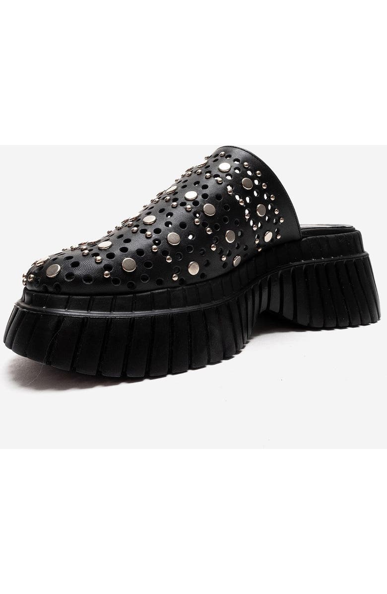 Forever & Always Shoes Harlow Leather Platform Sandal, Alternate, color, Black