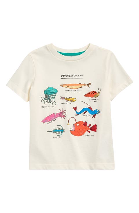 Kids' Glow in the Dark Fish Graphic T-Shirt (Toddler, Little Kid & Big Kid)