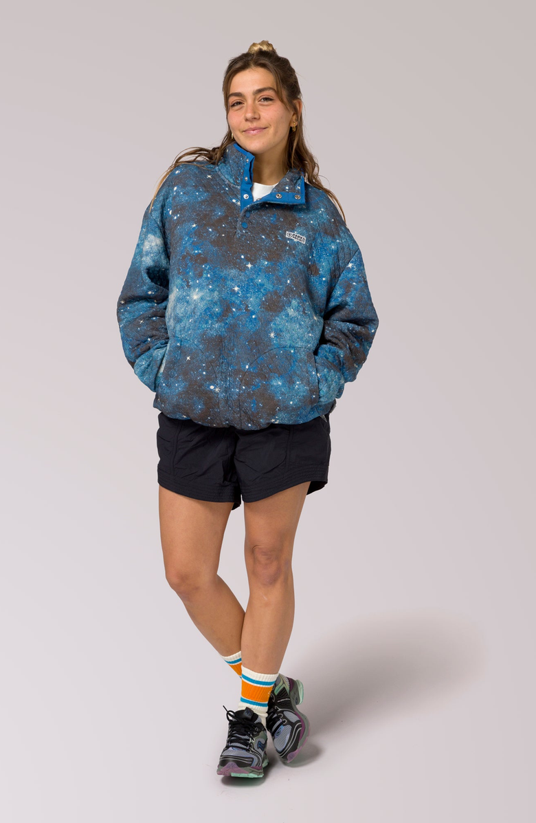 Parks Project Joshua Tree Dark Sky Quilted Pullover, Alternate, color, Dark Sky