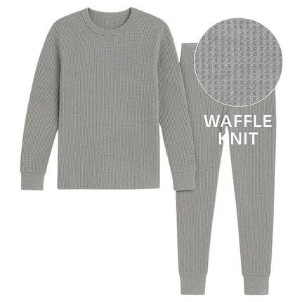 BenBen Men's Thermal Top & Bottom Base Layer Essential in Grey 