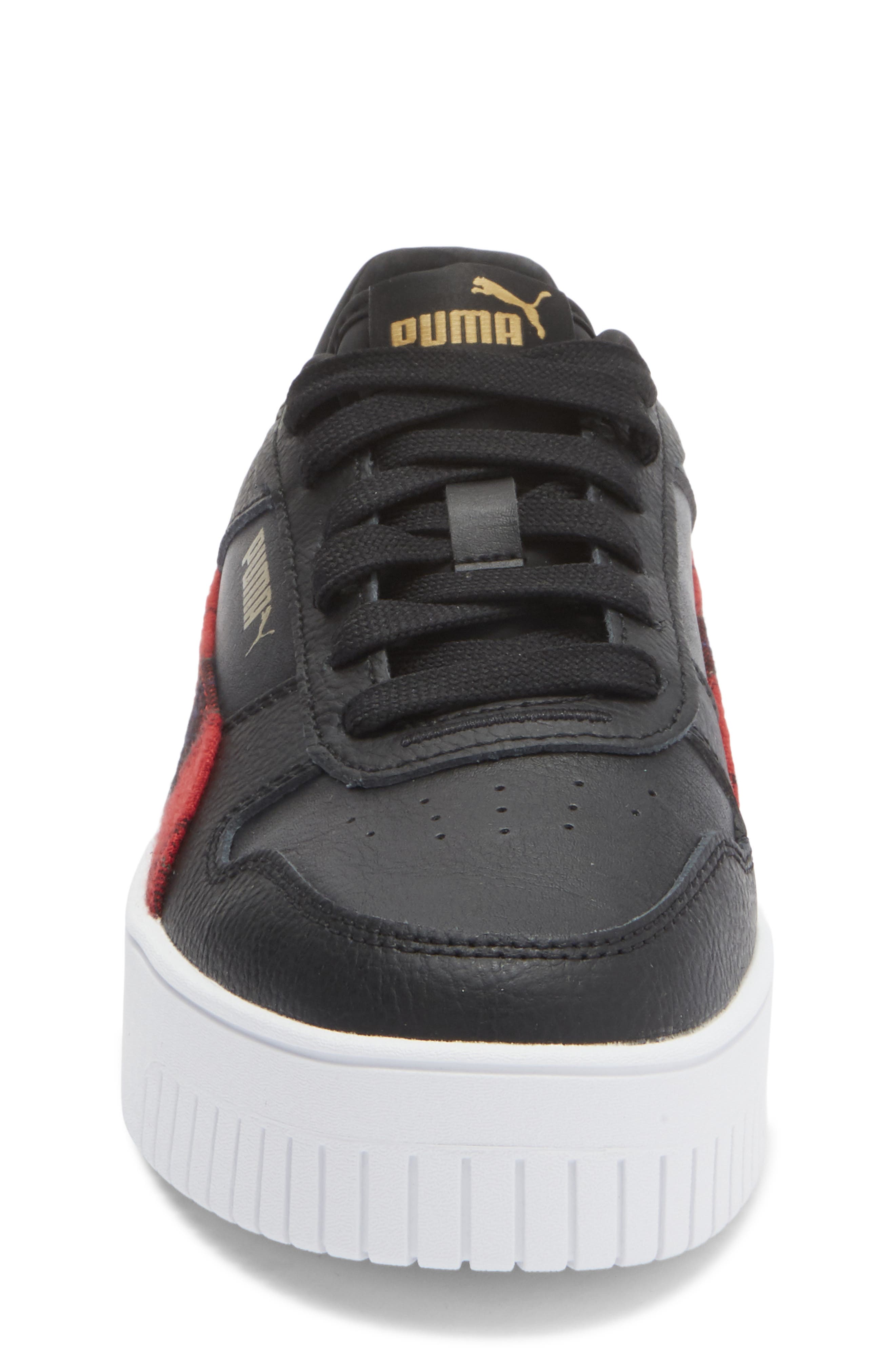 PUMA Kids' Carina Street Platform Sneaker, Alternate, color, Puma Black/ Puma Gold