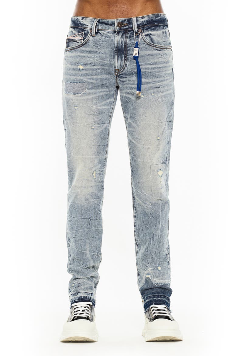 Rocker 602 Release Hem Slim Fit Jeans, Main, color, STROBE