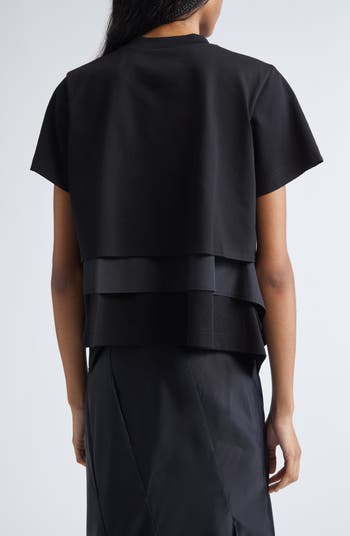 【美品】sacai REBUILD ZIP POCKET T-SHIRT 美品】sacai REBUILD ZIP POCKET T-SHIRT sacai Side Zip Cotton