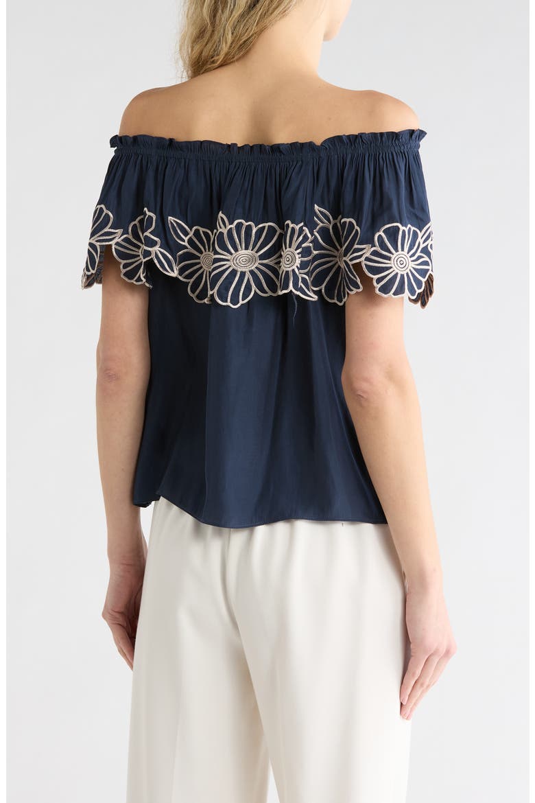 Cairo Popover Top, Alternate, color, NAVY