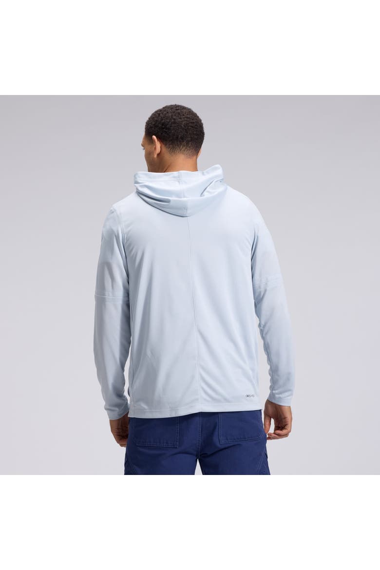 Men's Nike  Silver Detroit Lions 2026 Rivalries Collection Sideline Lightweight Hooded Long Sleeve Top, Alternate, color, Silver