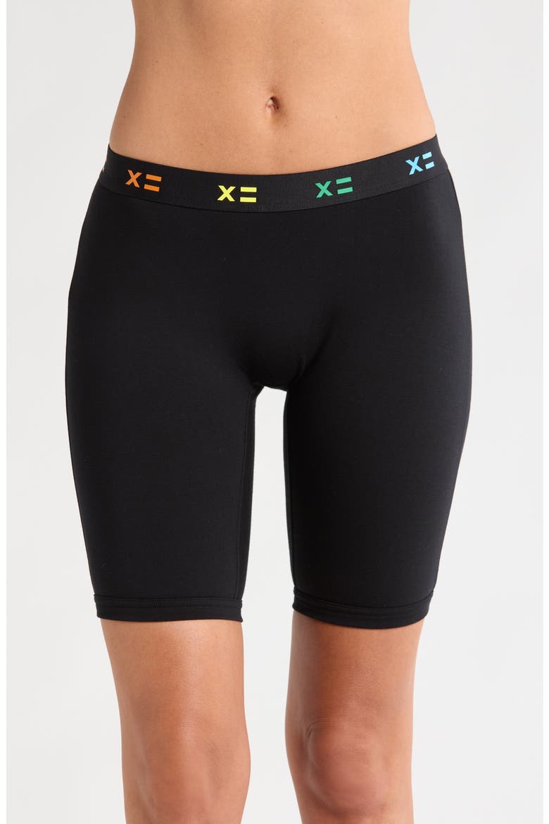 Gender Inclusive 9-Inch Boxer Briefs, Main, color, BLACK X RAINBOW
