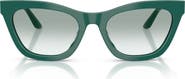 Emporio Armani 55mm Cat Eye Sunglasses