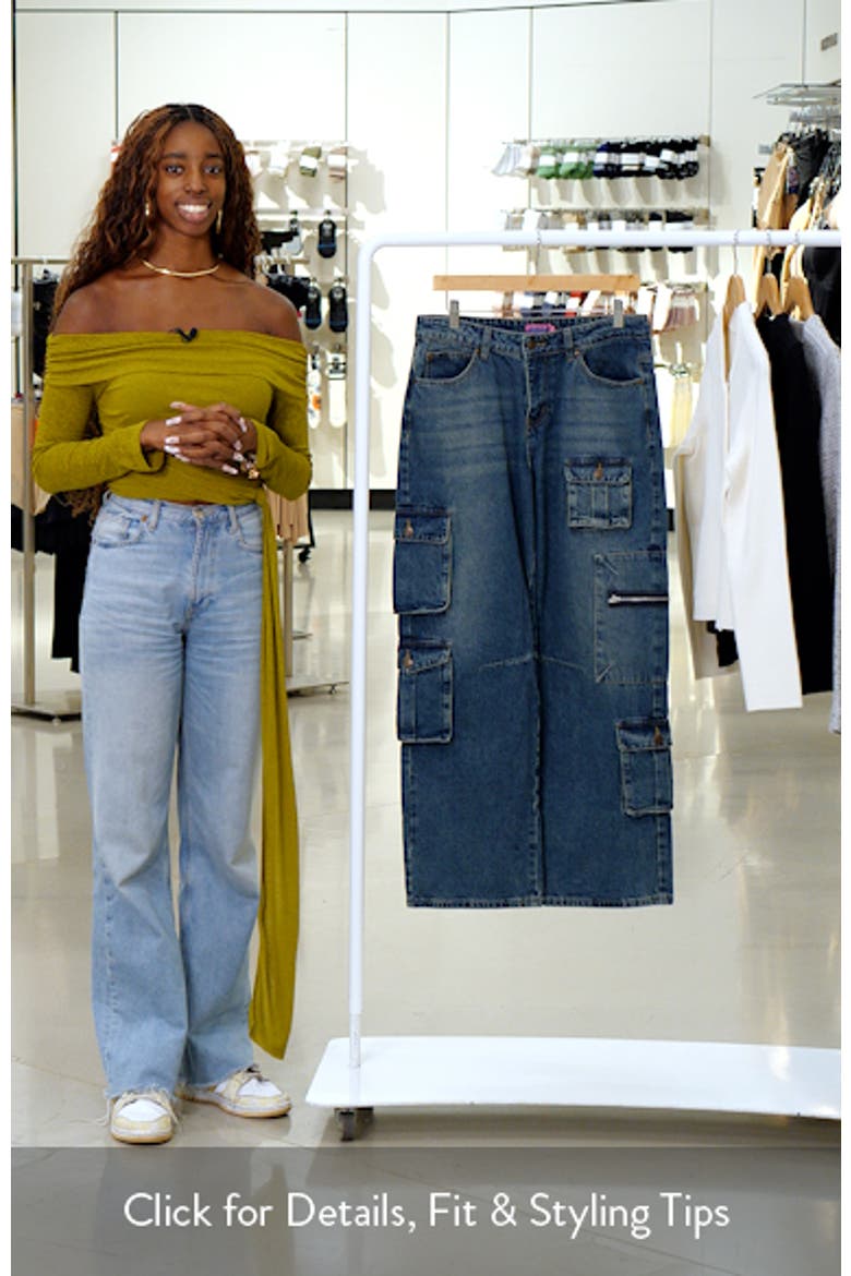 Baggy Boyfriend Cargo Jeans video