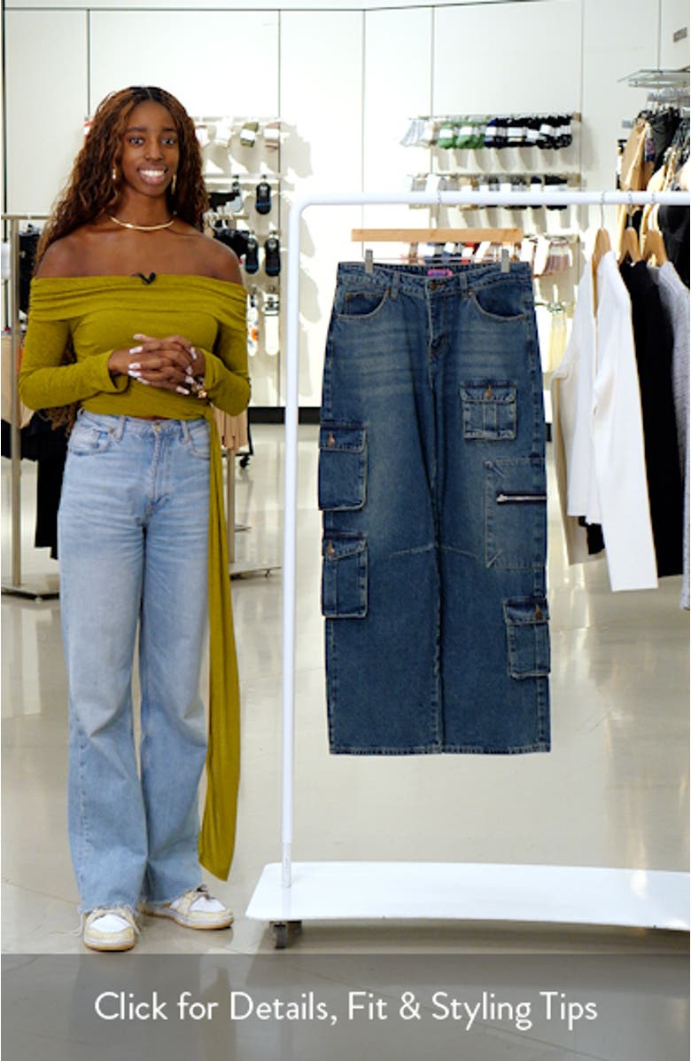 Baggy Boyfriend Cargo Jeans, sales video thumbnail
