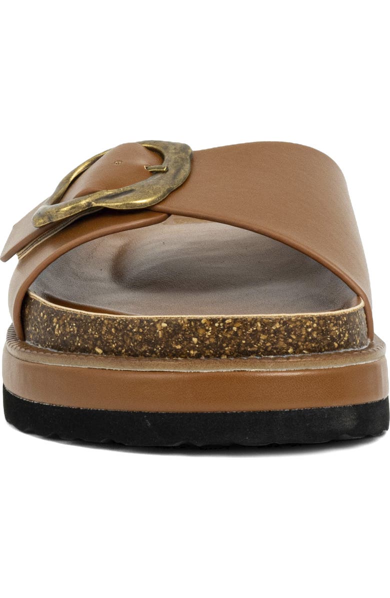 SHUSHOP Joy Slide Sandal, Alternate, color, Tan