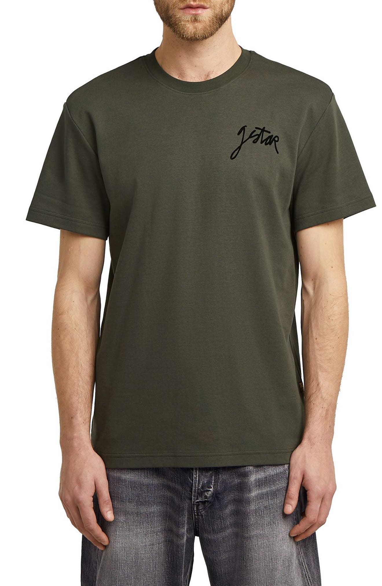 Script Organic Cotton Graphic T-Shirt