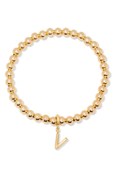 Makenna Initial Charm Bracelet