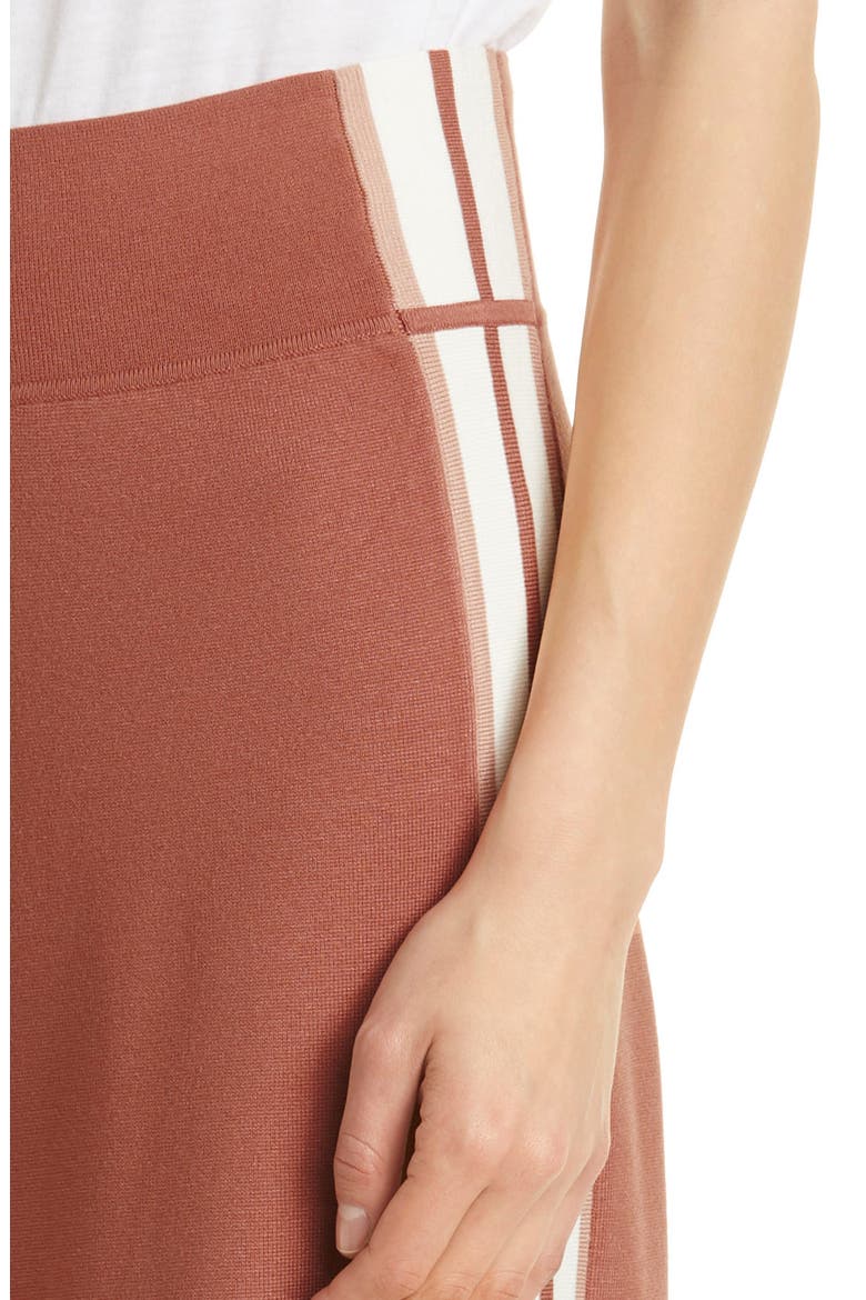 Roland Side Stripe Wide Leg Pants, Alternate, color, TERRACOTTA