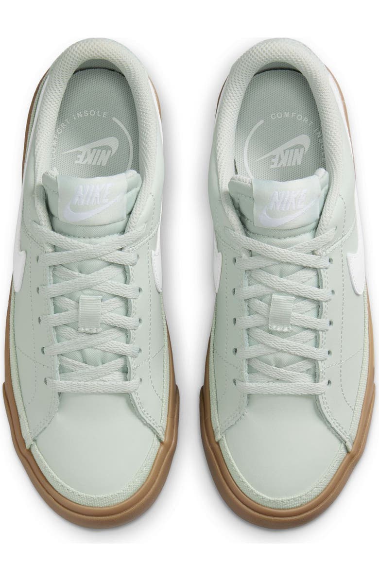 Nike Kids' Court Legacy Sneaker, Alternate, color, Light Silver/ White/ Brown