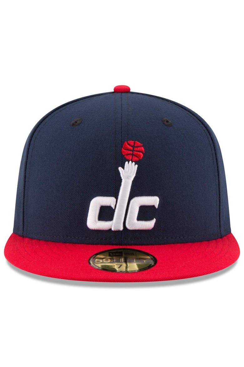 Men's New Era Navy/Red Washington Wizards Official Team Color 2Tone 59FIFTY Fitted Hat, Alternate, color, NAVY