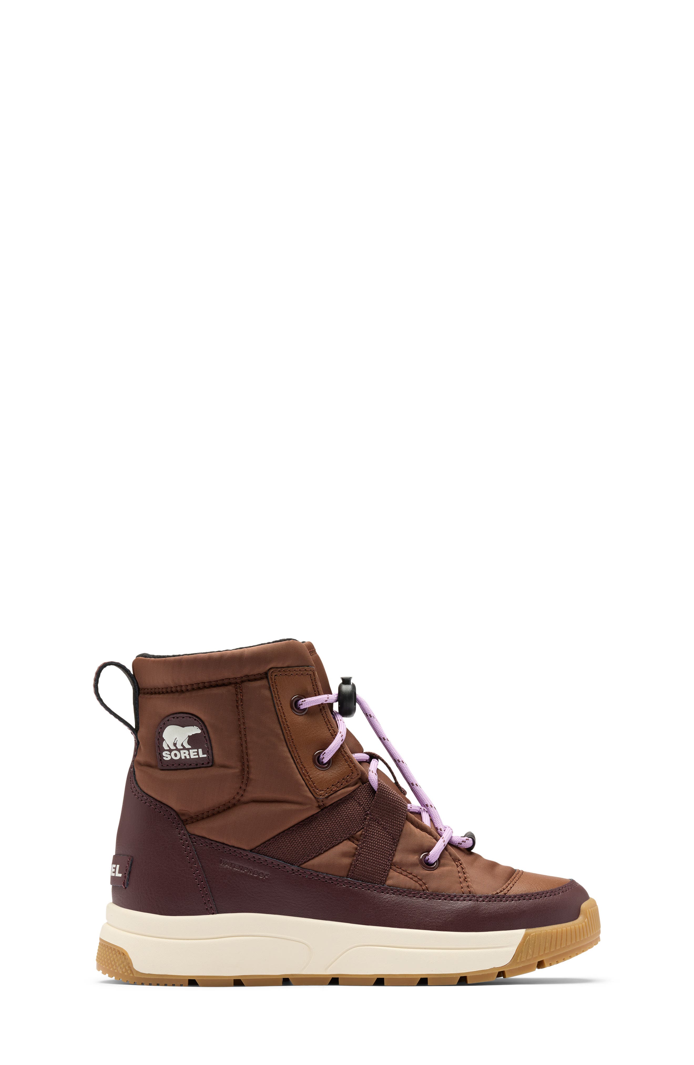 Kids' Whitney III Insulated Waterproof Snow Boot, Alternate, color, DARK AUBURN/ RED LODGE