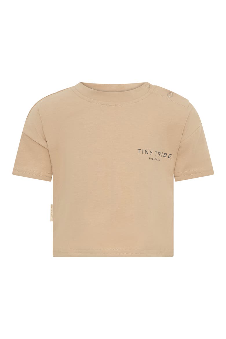 Core Logo T-Shirt, Main, color, OAT