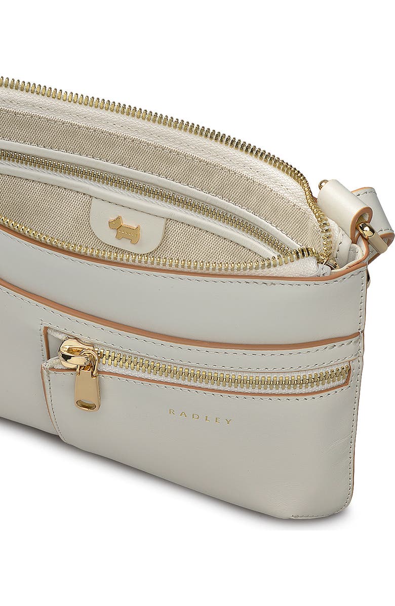 Radley Pockets Mini Zip Top Crossbody Bag, Alternate, color, Chalk