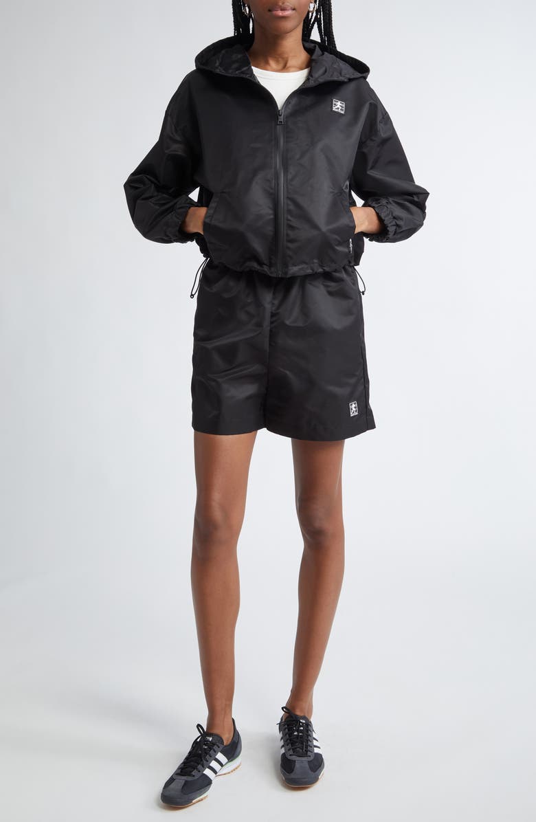 Sporty & Rich Running Woman Nylon Shorts, Alternate, color, 