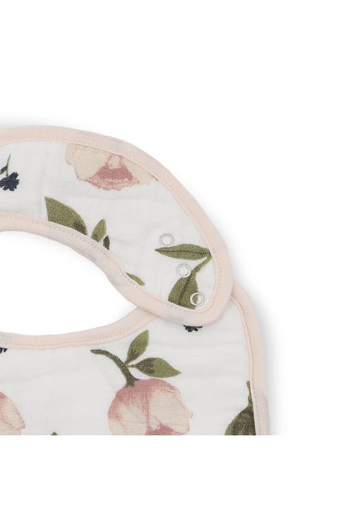 Little Unicorn 3-pack Organic Cotton Muslin Bibs In Brown