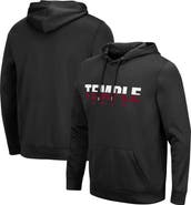 COLOSSEUM Men's Colosseum Black Temple Owls Lantern Pullover Hoodie