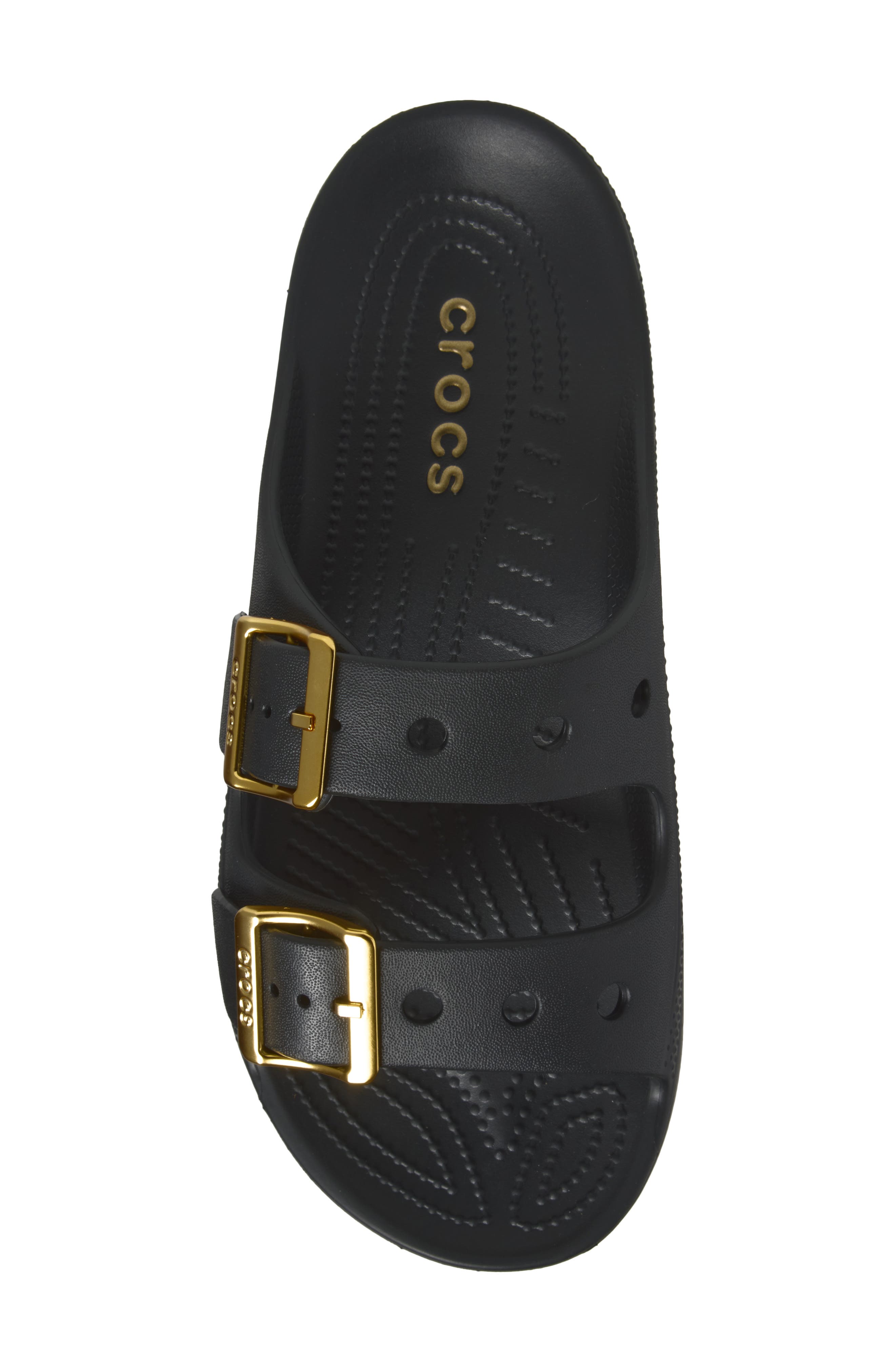 Saturday Slide Sandal, Alternate, color, BLACK