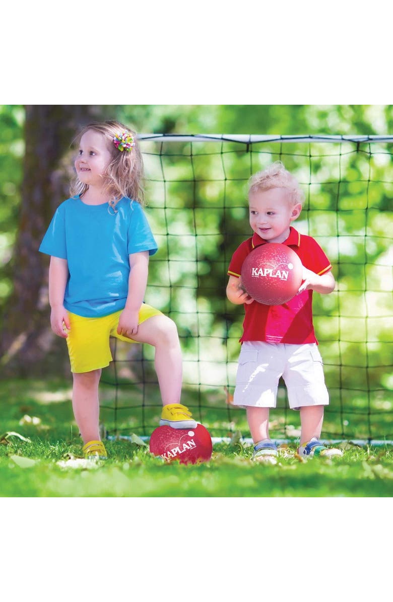 Kaplan Early Learning Company Playground Balls - Set of 4, Alternate, color, Red