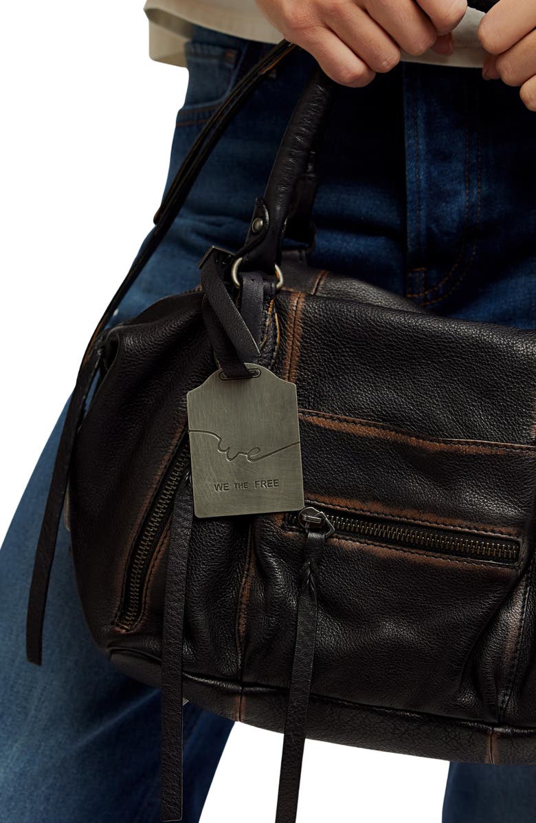 Free People We The Free Baby Emerson Leather Tote, Alternate, color,