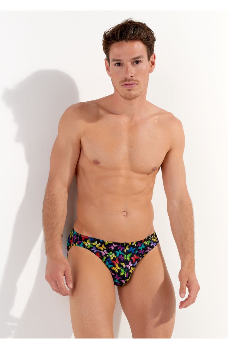 HOM Butterfly Comfort Micro Briefs, Alternate, color, Multico Print