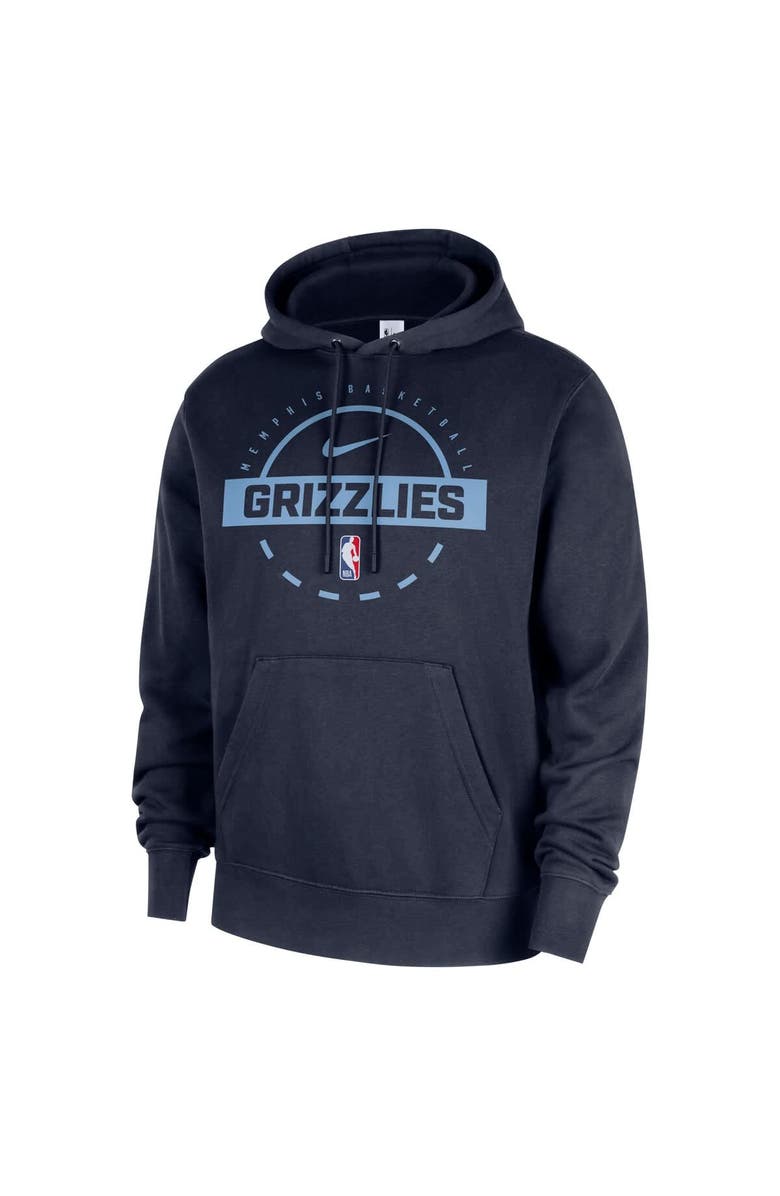 Nike Men's Nike Navy Memphis Grizzlies 2025/26 Authentic Practice Club Pullover Hoodie, Alternate, color, Navy