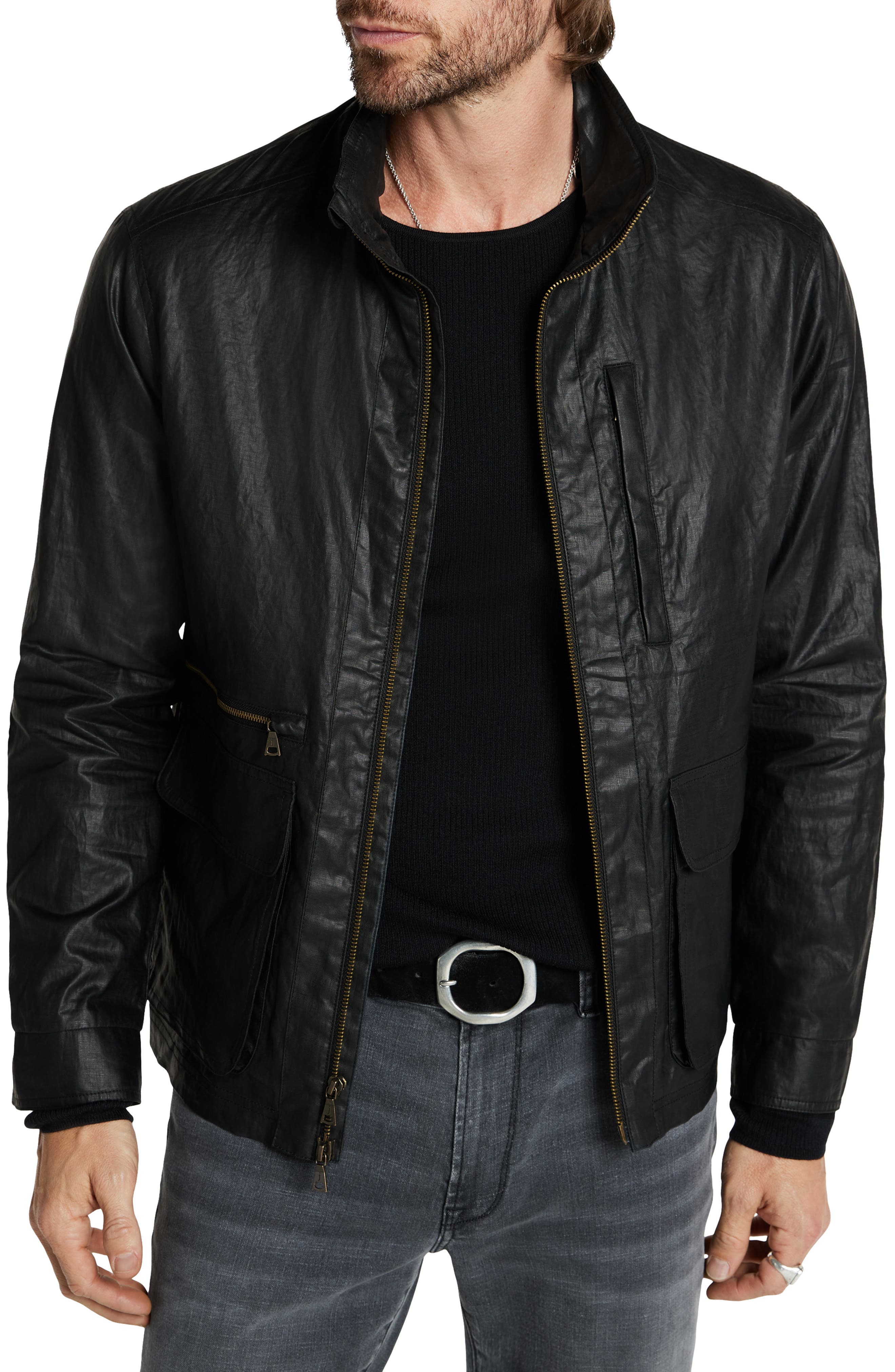 Irving Coated Linen Jacket