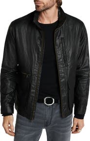 John Varvatos Irving Coated Linen Jacket