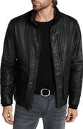 John Varvatos Irving Coated Linen Jacket