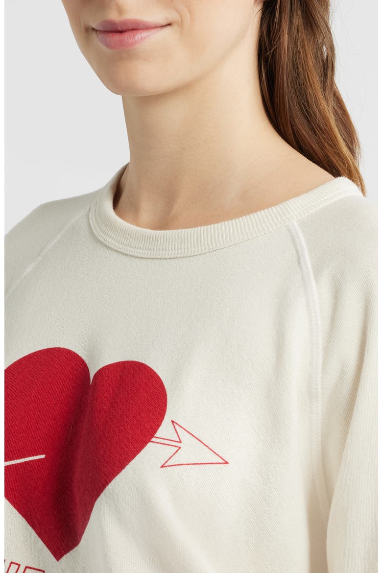 The College Heart Graphic Sweatshirt, Alternate, color, WASHED WHITE W/ RED