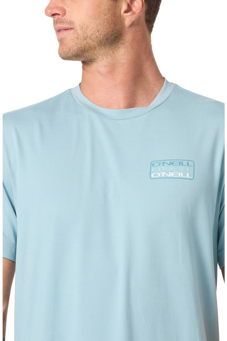 Triple Stack UPF Performance T-Shirt, Alternate, color, STONE BLUE