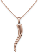 Bliss Diamond Italian Horn Pendant No Chain