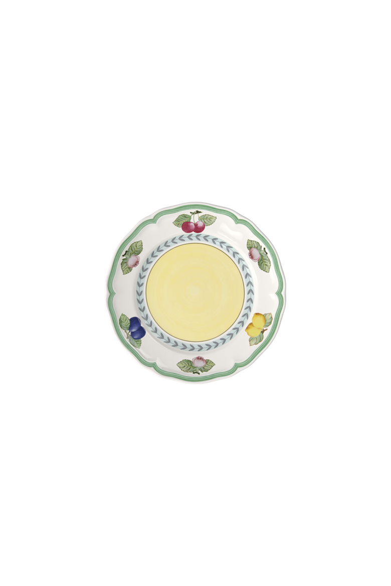 French Garden Fleurence Salad Plate, Main, color, white