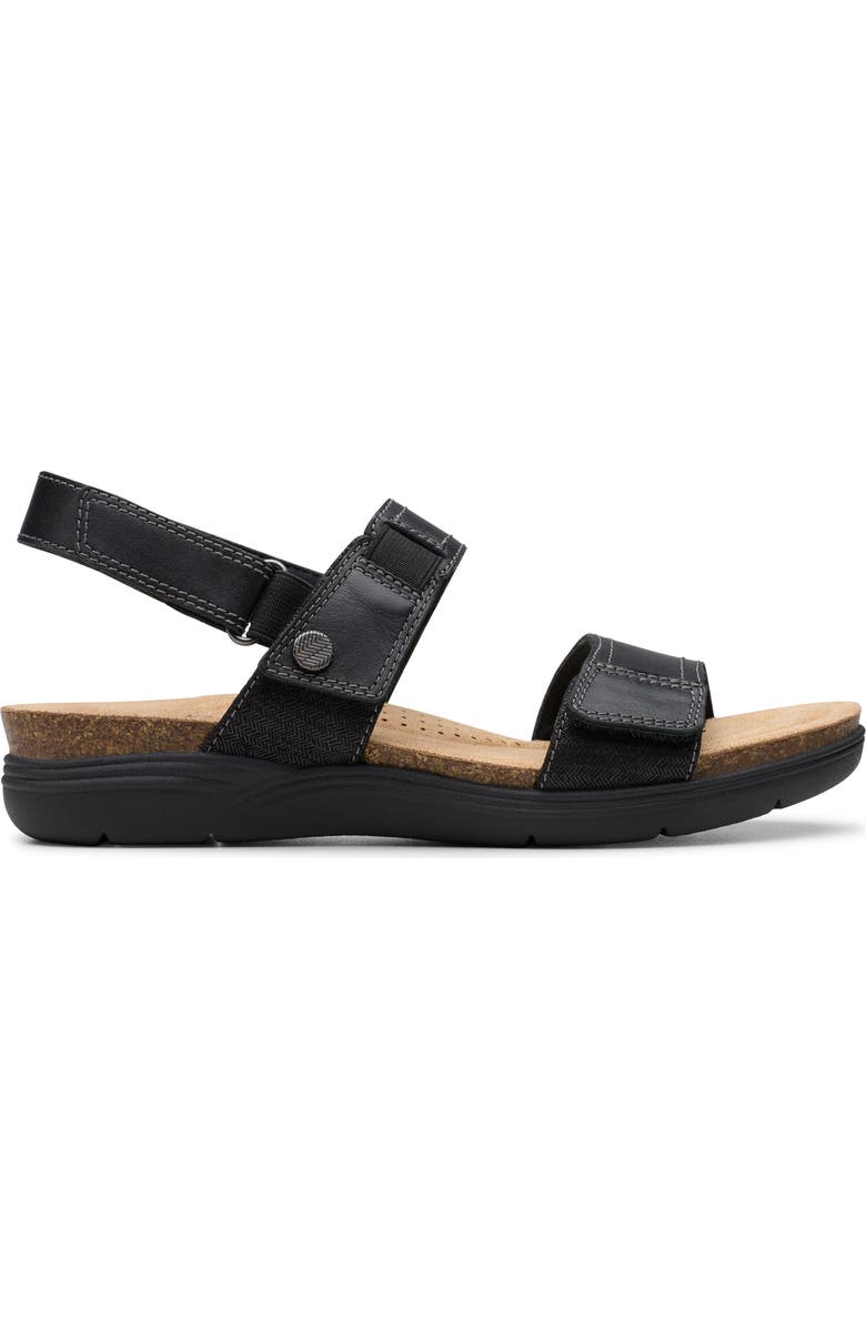 Clarks<sup>®</sup> Jaylan Ray Sandal, Alternate, color, Black Combo