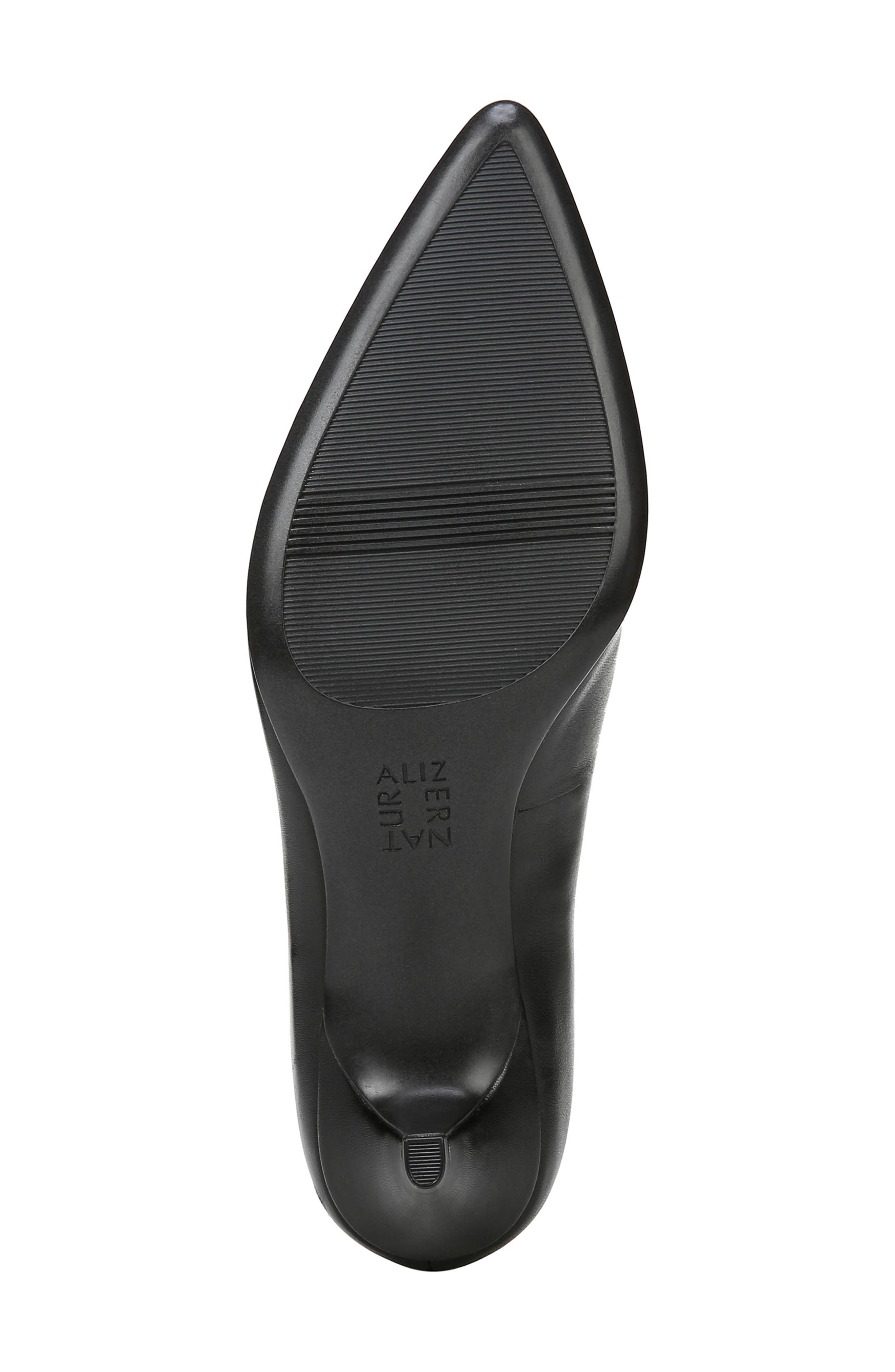 Beverly Pump, Alternate, color, BLACK LEATHER