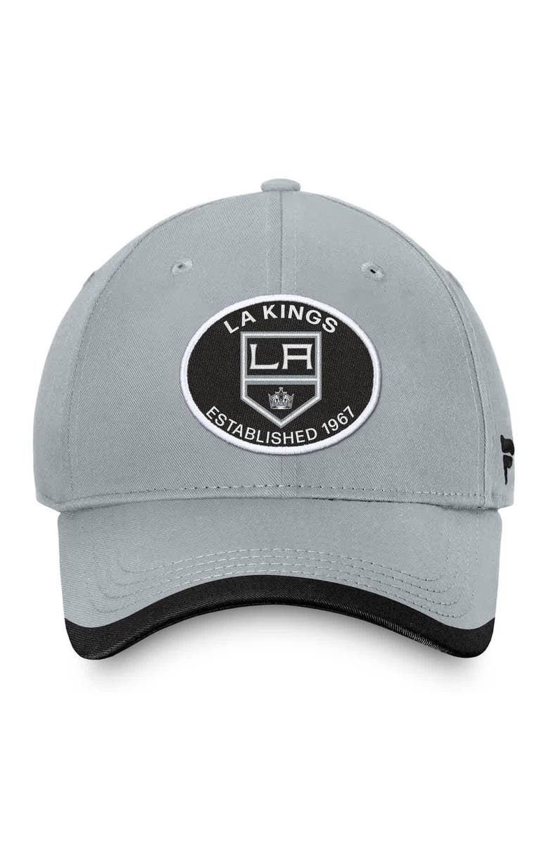 FANATICS Men's Fanatics Silver Los Angeles Kings Fundament Adjustable Hat, Alternate, color, Silver