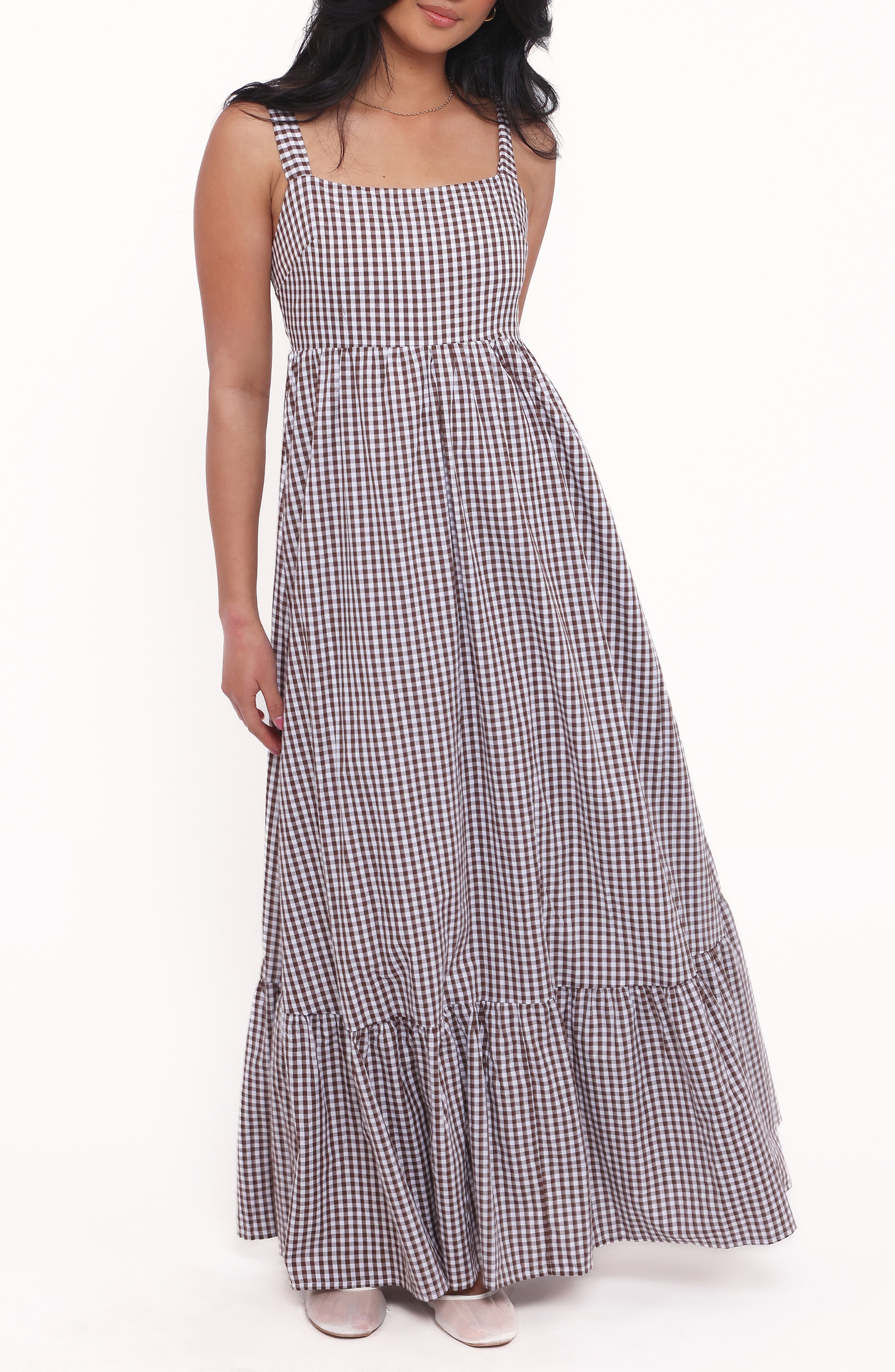 selected BROWN GINGHAM