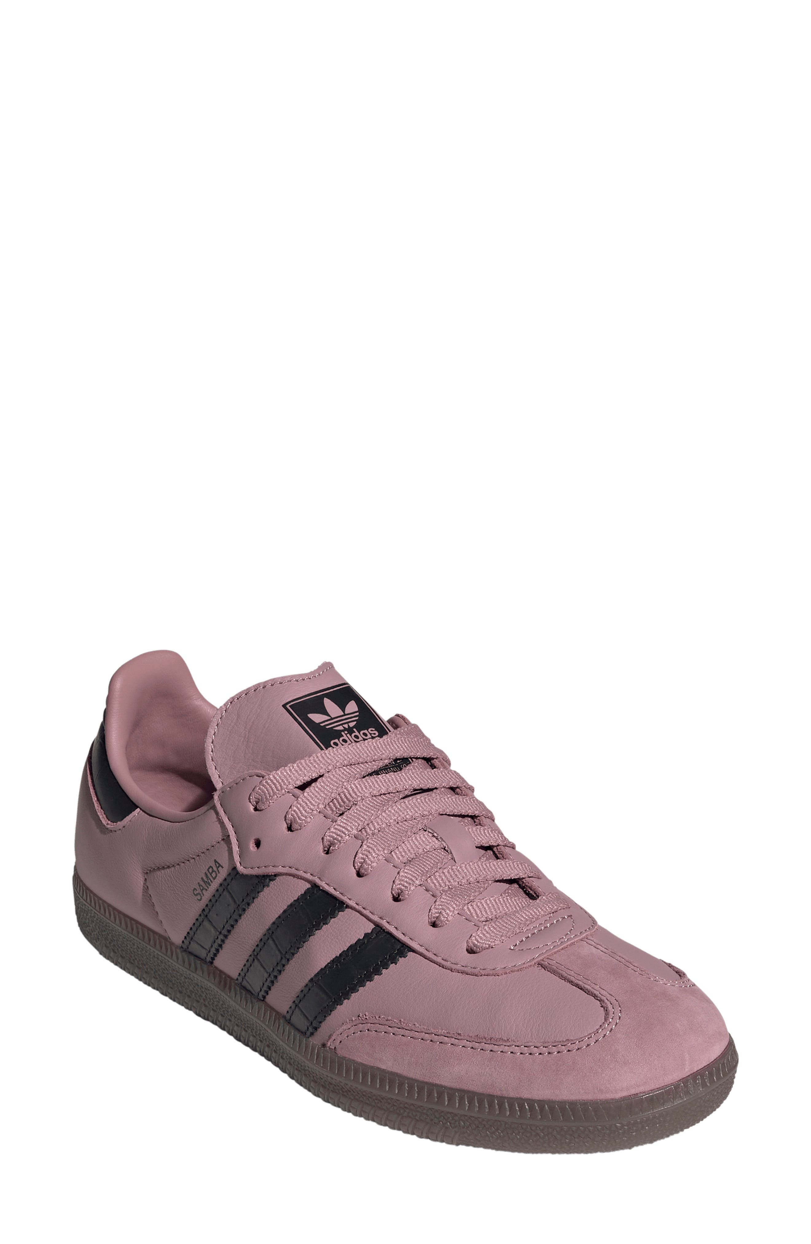 adidas Samba OG Sneaker, Main, color, Magic Mauve/ Core Black/ Gum5