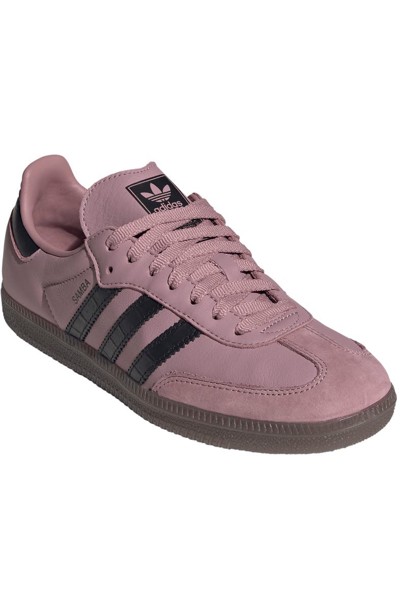adidas Samba OG Sneaker, Main, color, Magic Mauve/ Core Black/ Gum5