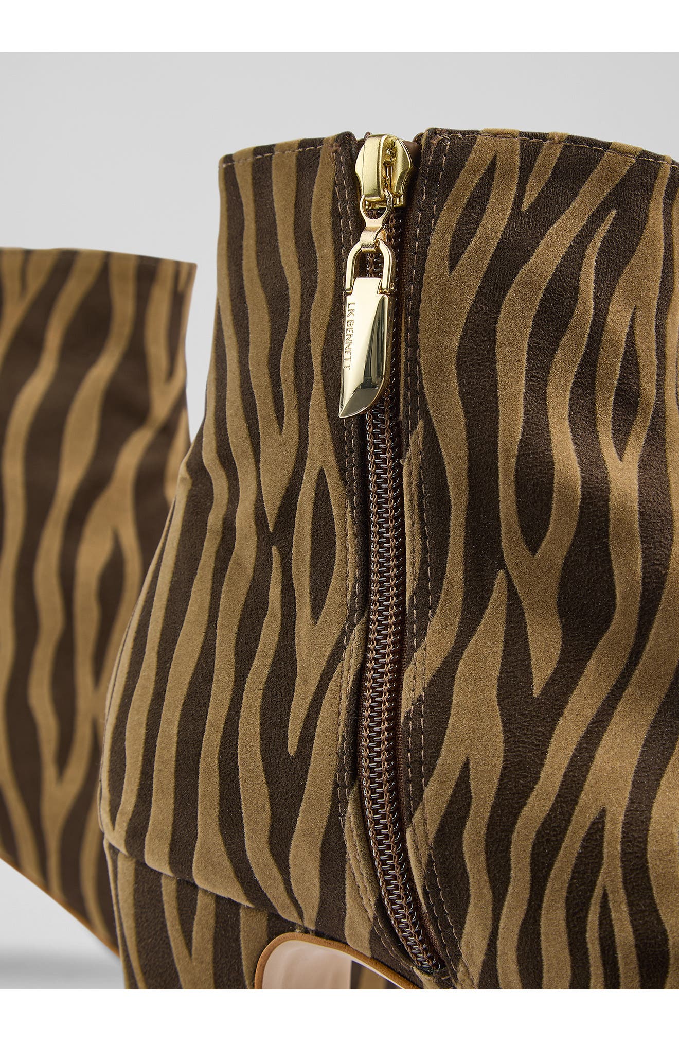LK Bennett Conway Bootie, Alternate, color, Zebra Print