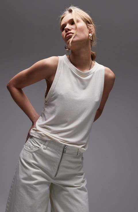 Loose Fit Crewneck Tank