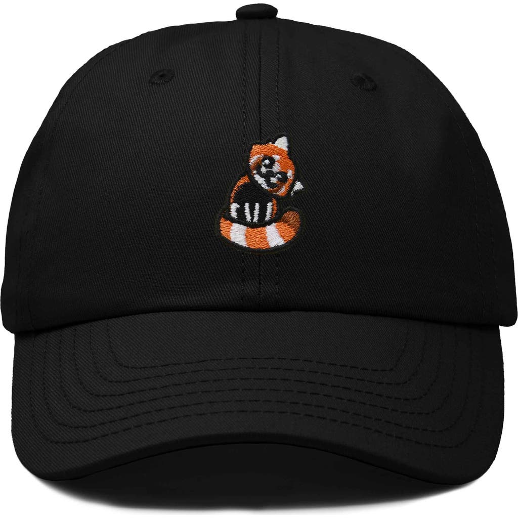 DALIX DALIX RED PANDA EMBROIDERED DAD HAT