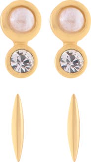 Reiss Minnie Micro Set of 2 Stud Earrings