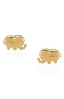 Frankie & Zoe Elephant Stud Earrings